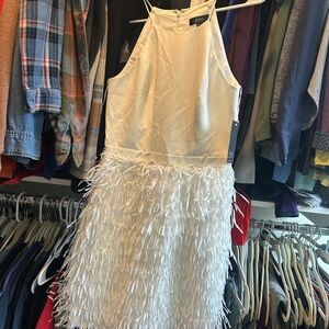 BHLDN White mini Dress size 4